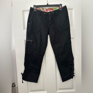 UnionBay Cargo Capris , Black, Jr Size 3